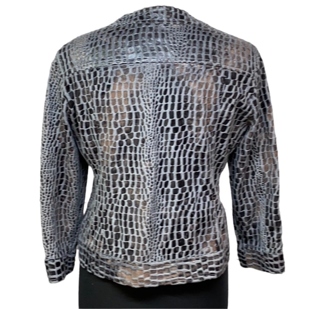 Ruby Rd Textured Animal Print Jacket - Picture 2 of 4